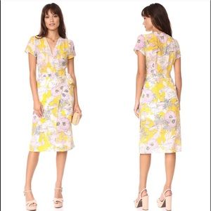 Yumi Kim Caught in the midi warp dress.